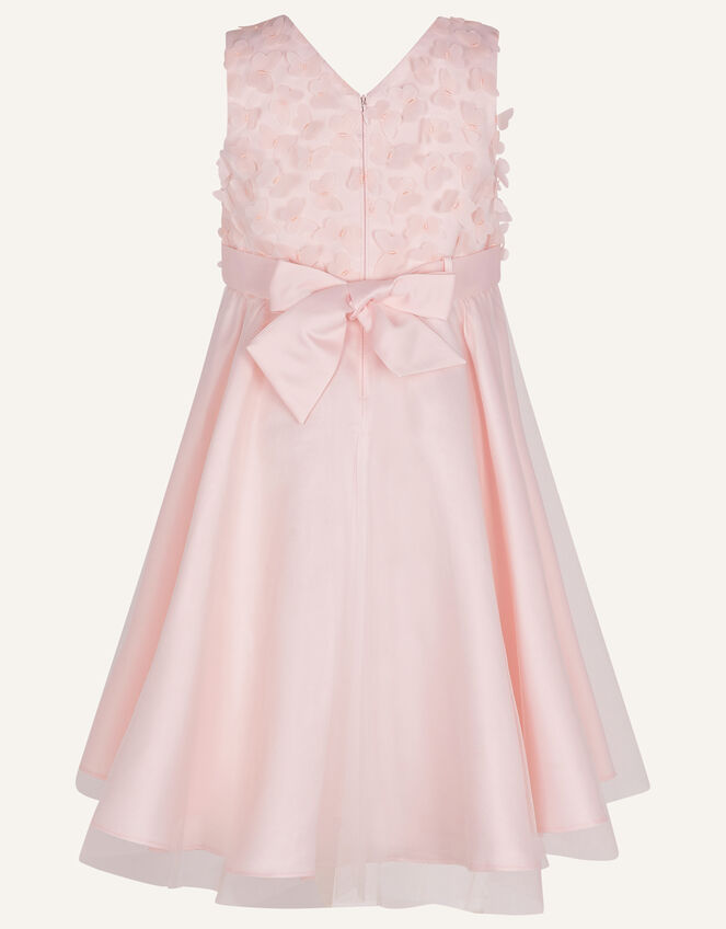 Bella 3D Butterfly High Low Dress, Pink (PINK), large