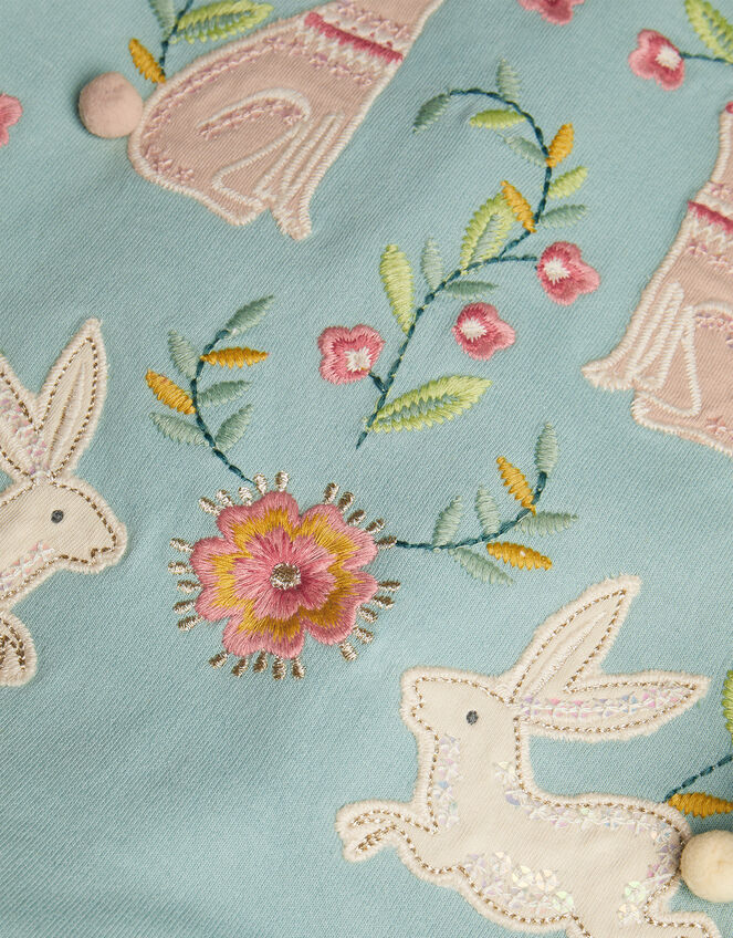 Baby Bunny Sweat Top and Leggings Set, Teal (TEAL), large