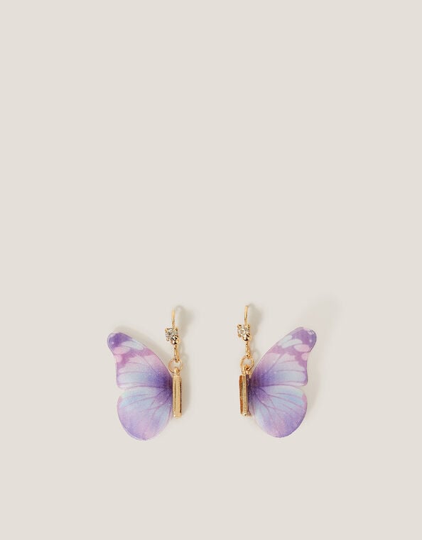 Butterfly Drop Earrings, , large