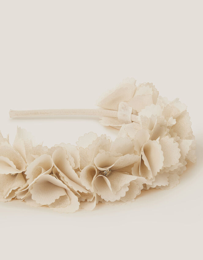 Shimmer Floral Corsage Headband, , large