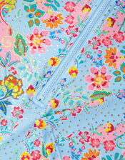 Floral Swimsuit, Blue (BLUE), large