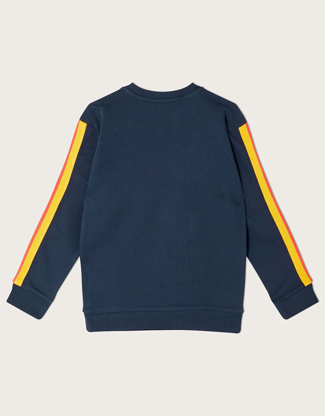 Space Rocket Sweater, Blue (NAVY), large