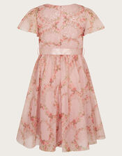 Rose Print Dress, Pink (PINK), large