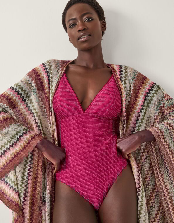 Ava Zig Zag Beach Cover Up, Multi (MULTI), large