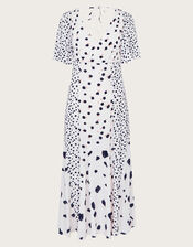 Lucee Spot Tea Dress, Ivory (IVORY), large