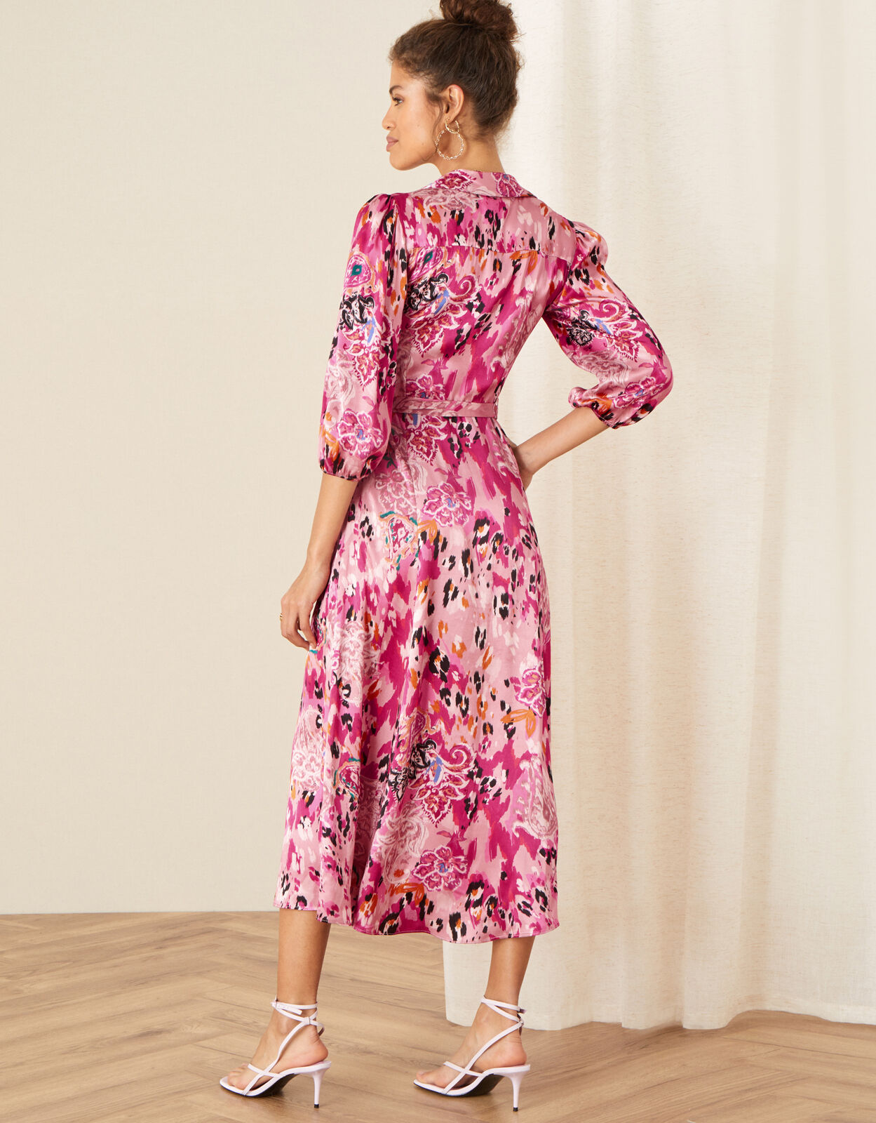 monsoon silk dress