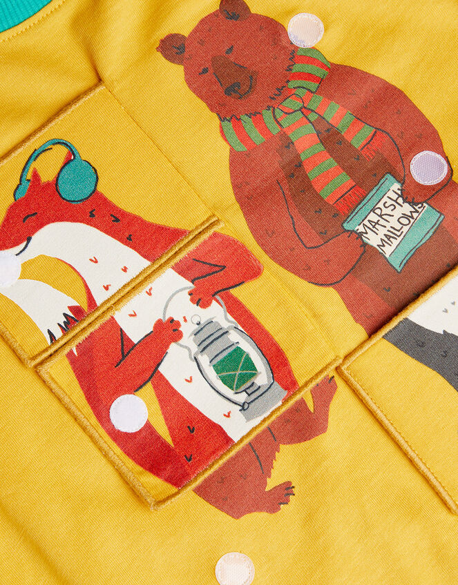 Interactive Tee, Yellow (MUSTARD), large