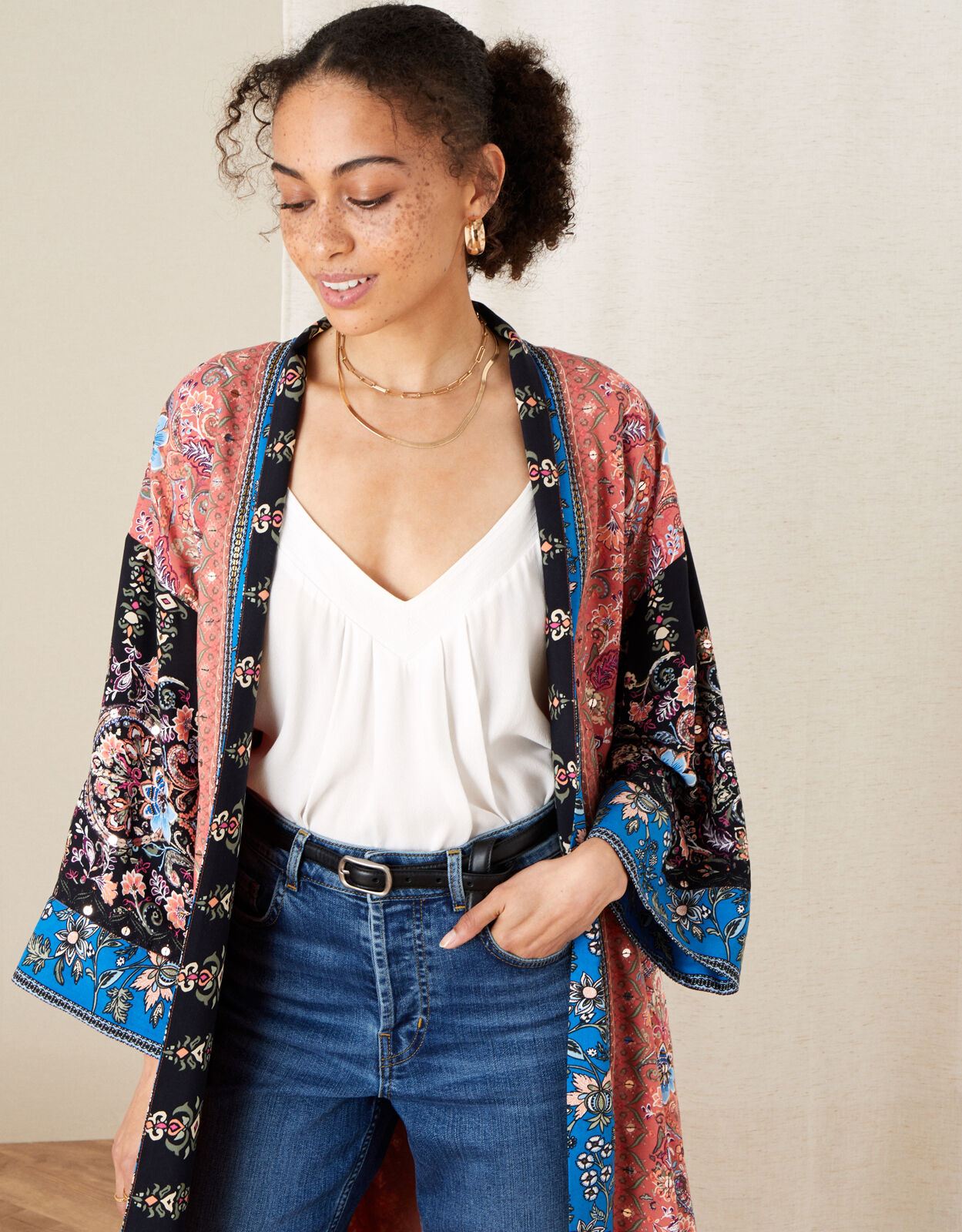 Kimono jacket clearance monsoon