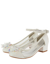Sparkle Crystal Princess Shoes, Ivory (IVORY), large