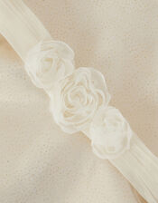 Principesa Appliqu&eacute; Rose Sparkle Dress, Gold (GOLD), large