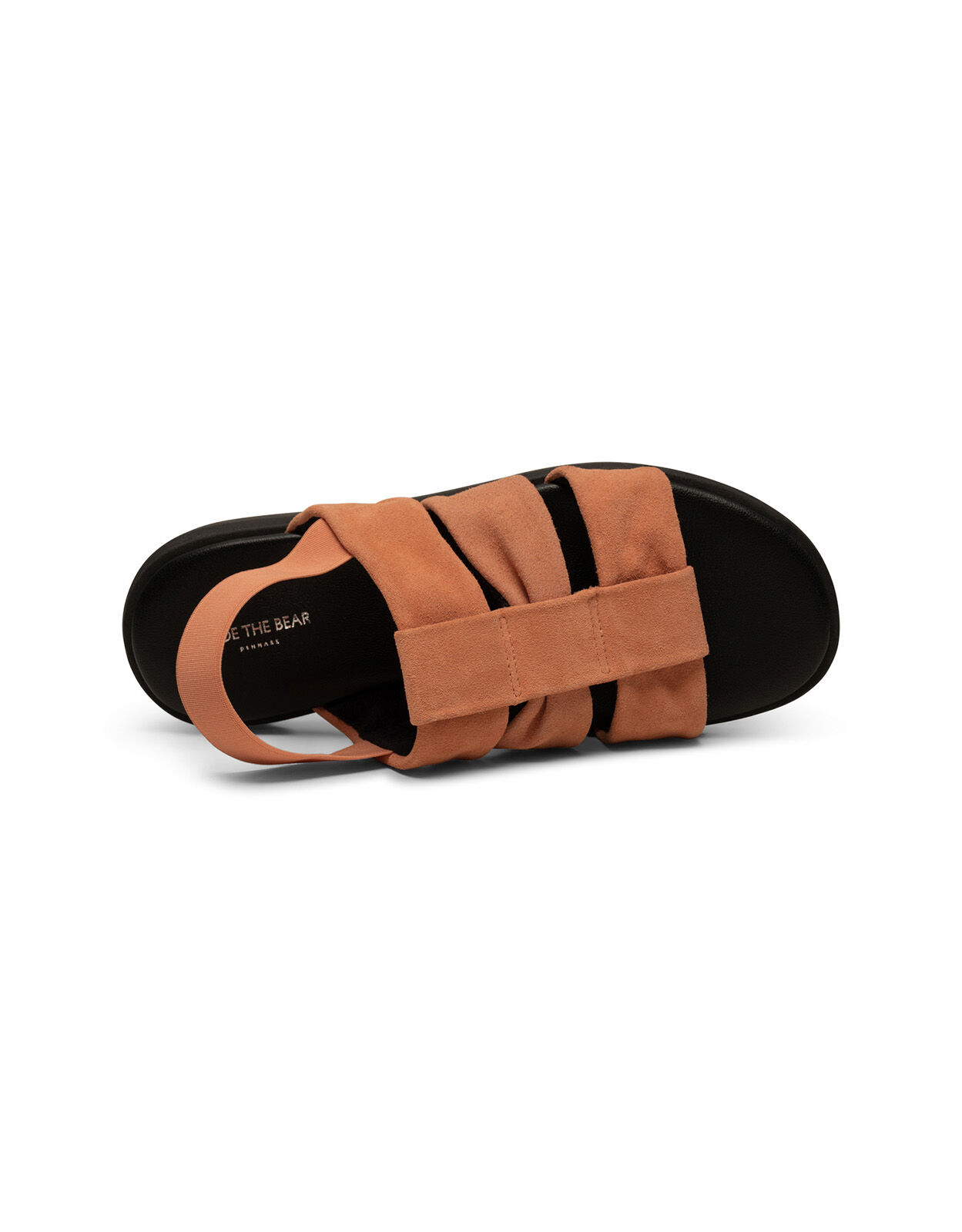 Orange suede sandals sales