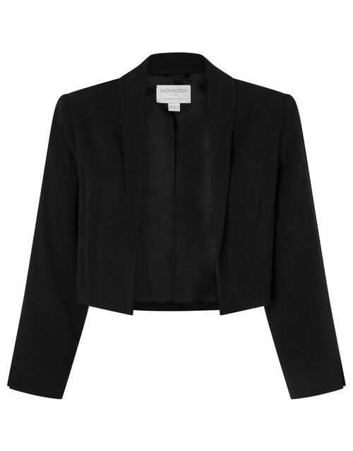 Juni Cropped Jacket Black Women S Jackets Monsoon Uk