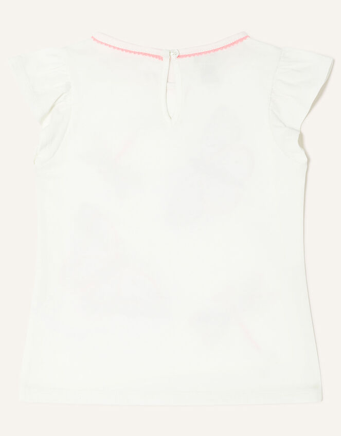 Dragonfly Embellished T-Shirt, Ivory (IVORY), large