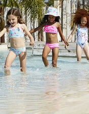 Rosie Ruffle Bikini Set, Orange (CORAL), large