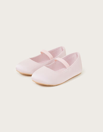 Baby Sadie Satin Walker Shoes, Pink (PINK), large