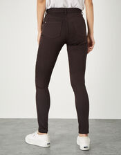Nadine Regular-Length Skinny Jeans, Brown (CHOCOLATE), large