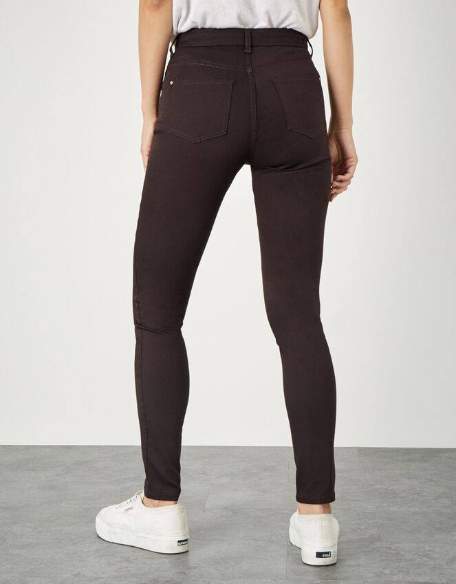 Nadine Regular-Length Skinny Jeans, Brown (CHOCOLATE), large