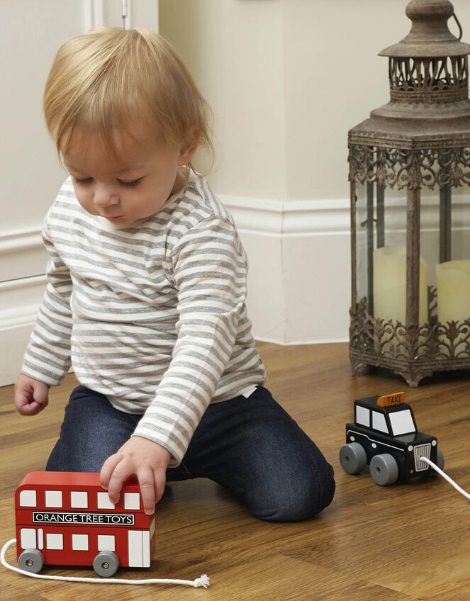 Orange Tree Toys London Bus Pull Along, , large