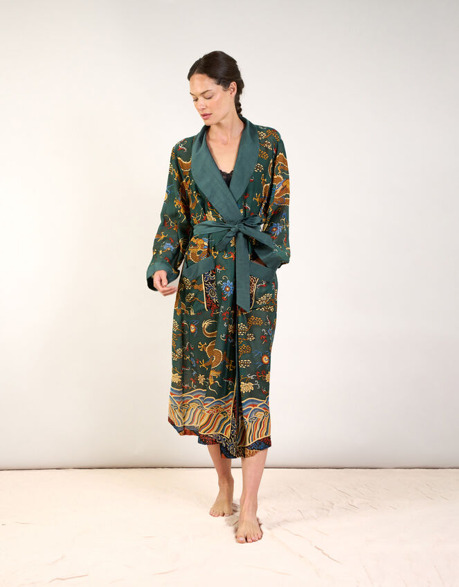 One Hundred Stars Dragon Print Robe