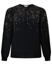 Heat-Seal Star Top, Black (BLACK), large