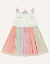 Baby Unicorn Disco Dress, Pink (PINK), large