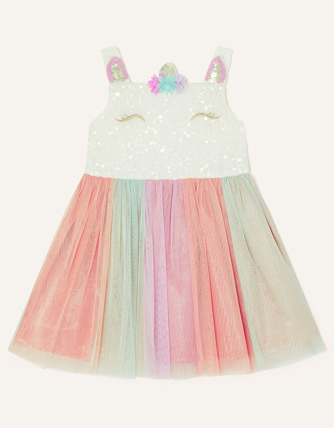 Baby Unicorn Disco Dress, Pink (PINK), large