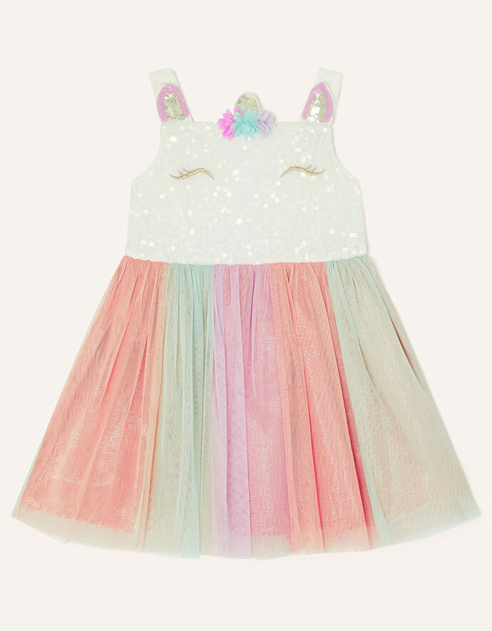 Baby Unicorn Disco Dress Pink