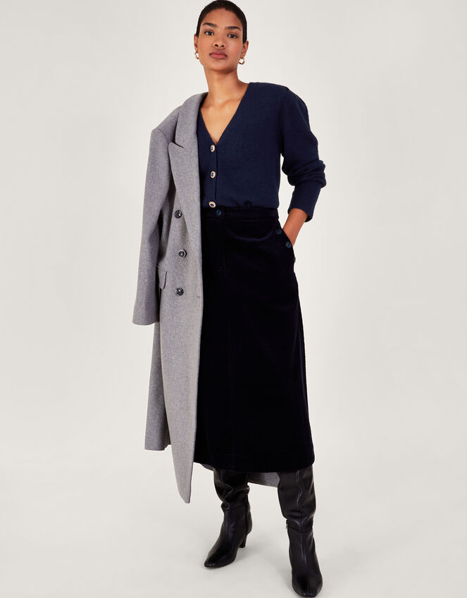 Bree Button Cardigan, Blue (MIDNIGHT), large