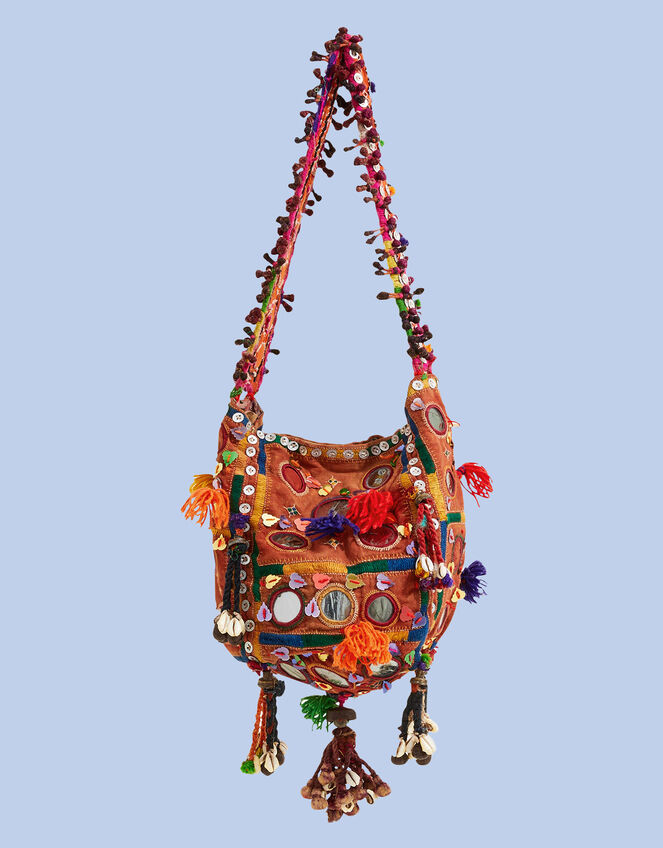 World Family Ibiza Karnataka Mirror Bag, , large
