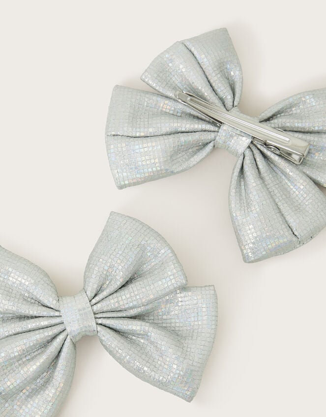 2-Pack Bow Hair Clips, , large