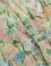 Baby Nessa Floral Mesh Party Dress, Green (GREEN), large
