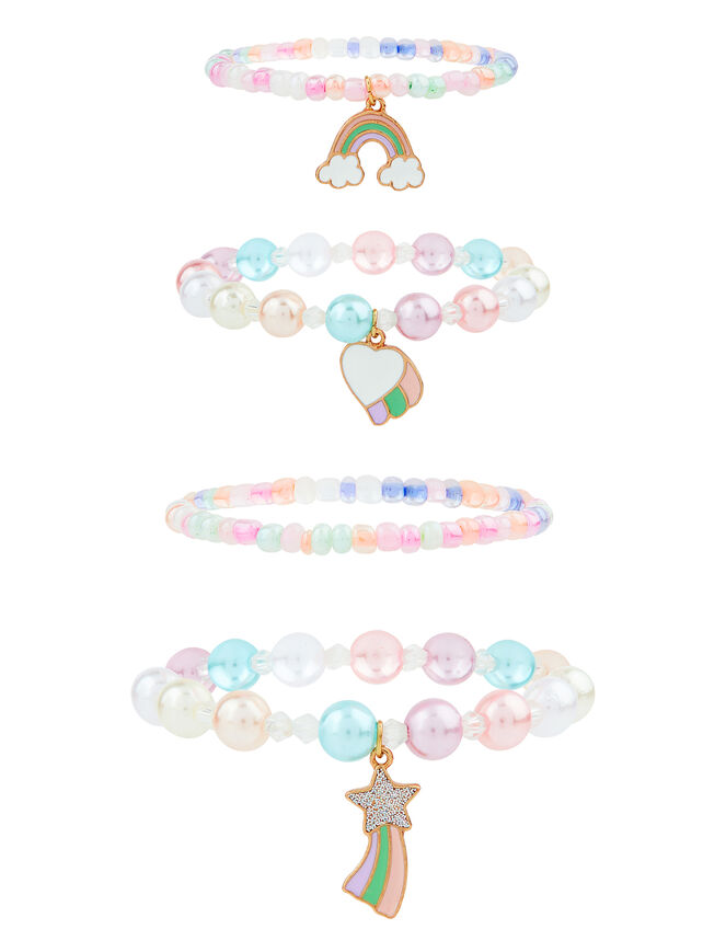 Swift Rainbow Unicorn Tear and Share Friendship Bracelet Set, , large