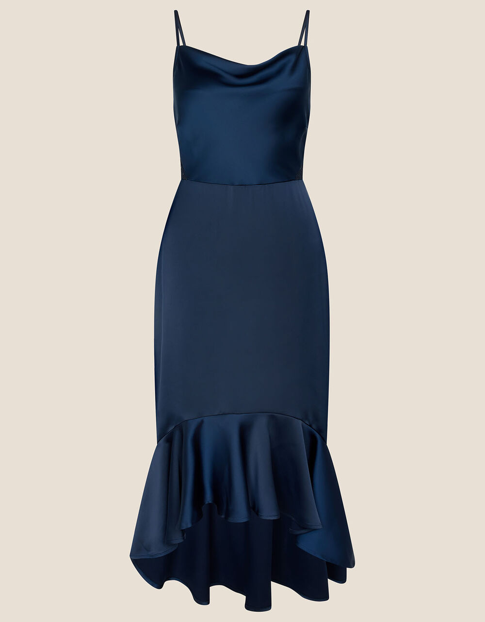 Women Dresses | Faye Frill Maxi Dress Blue - YO73510