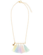 Rainbow Tassel Necklace, , large