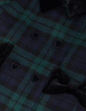 Charlotte Tartan Coat, Green (GREEN), large