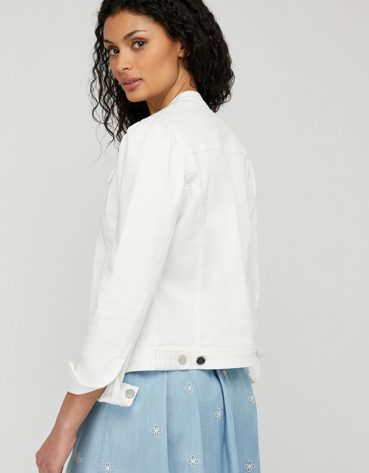 Monsoon white jacket Clearance