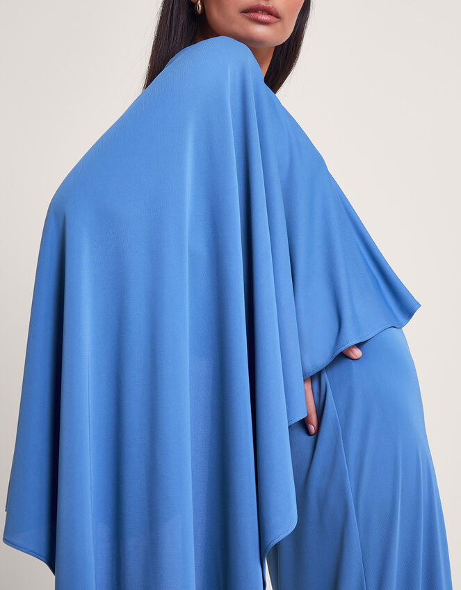 Delia Drape Jumpsuit, Blue (BLUE), large