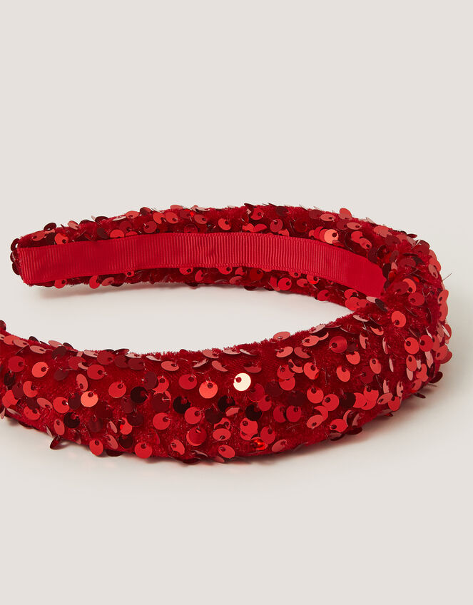 Sequin Padded Headband, , large