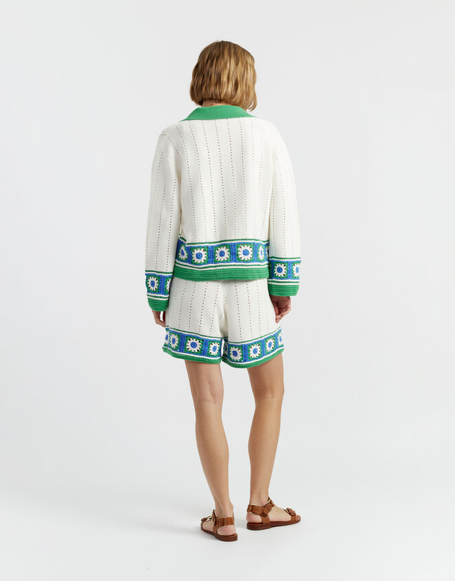 Chinti & Parker Hand Crochet Shirt , Multi (MULTI), large