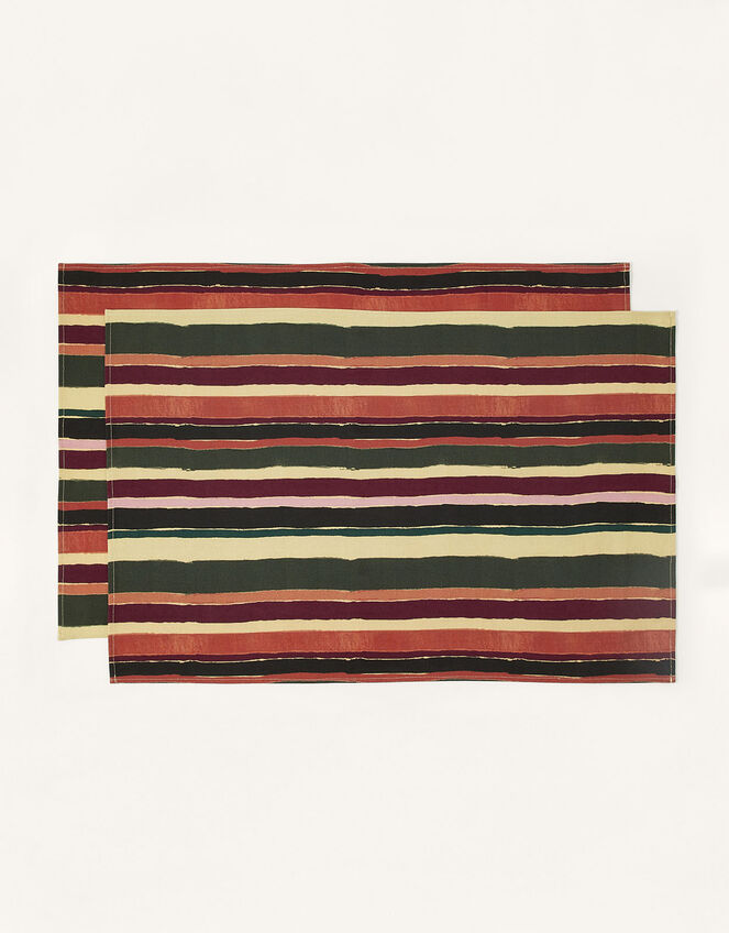 Stripe Print Tea Towel Twinset, , large