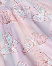 Butterfly Appliqué Swing Dress, Multi (MULTI), large