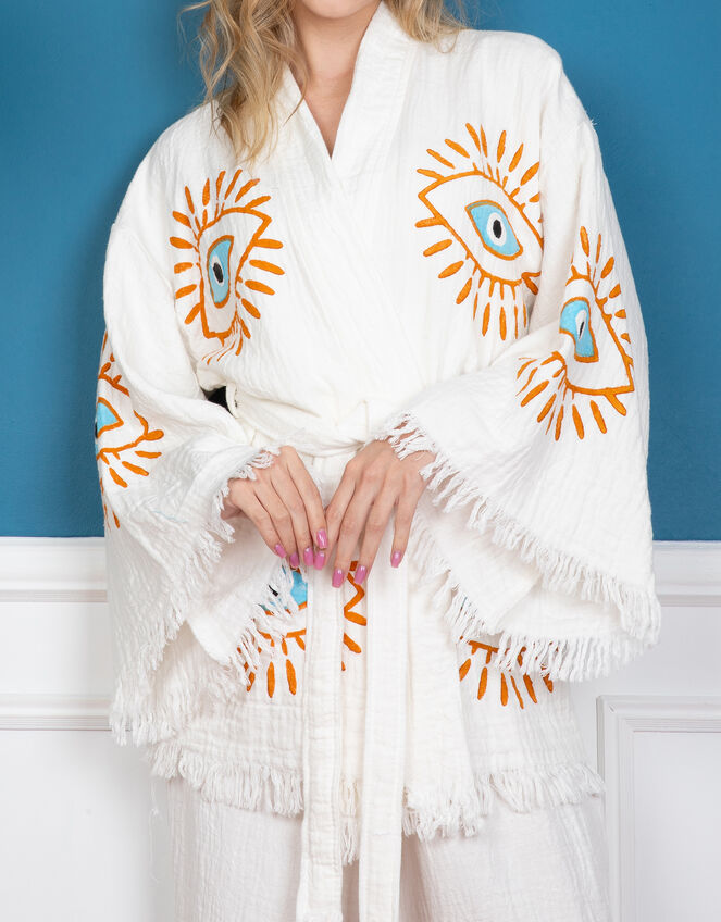 Meraki Beach Eye Kimono & Trousers Set, , large