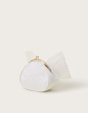 Maggie Embroidered Petal Bow Bag, , large