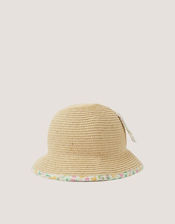 Baby Bunny Straw Sun Hat, Multi (MULTI), large