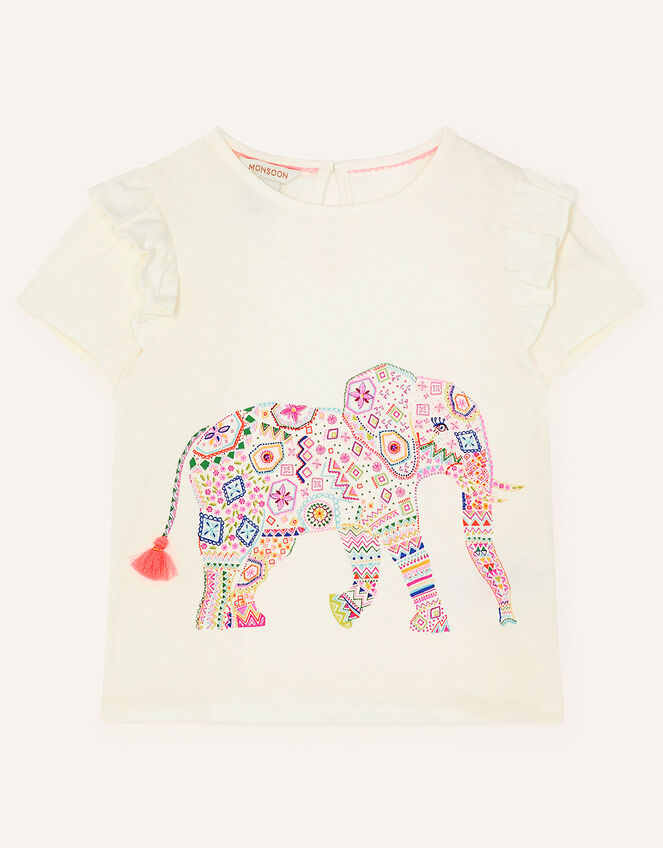 Elephant T-Shirt WWF-UK Collaboration, Ivory (IVORY), large