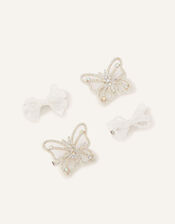 Bridesmaid Hair Clip Set, , large