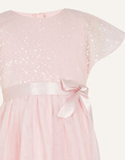 Truth Cape Sleeve Dress, Pink (DUSKY PINK), large