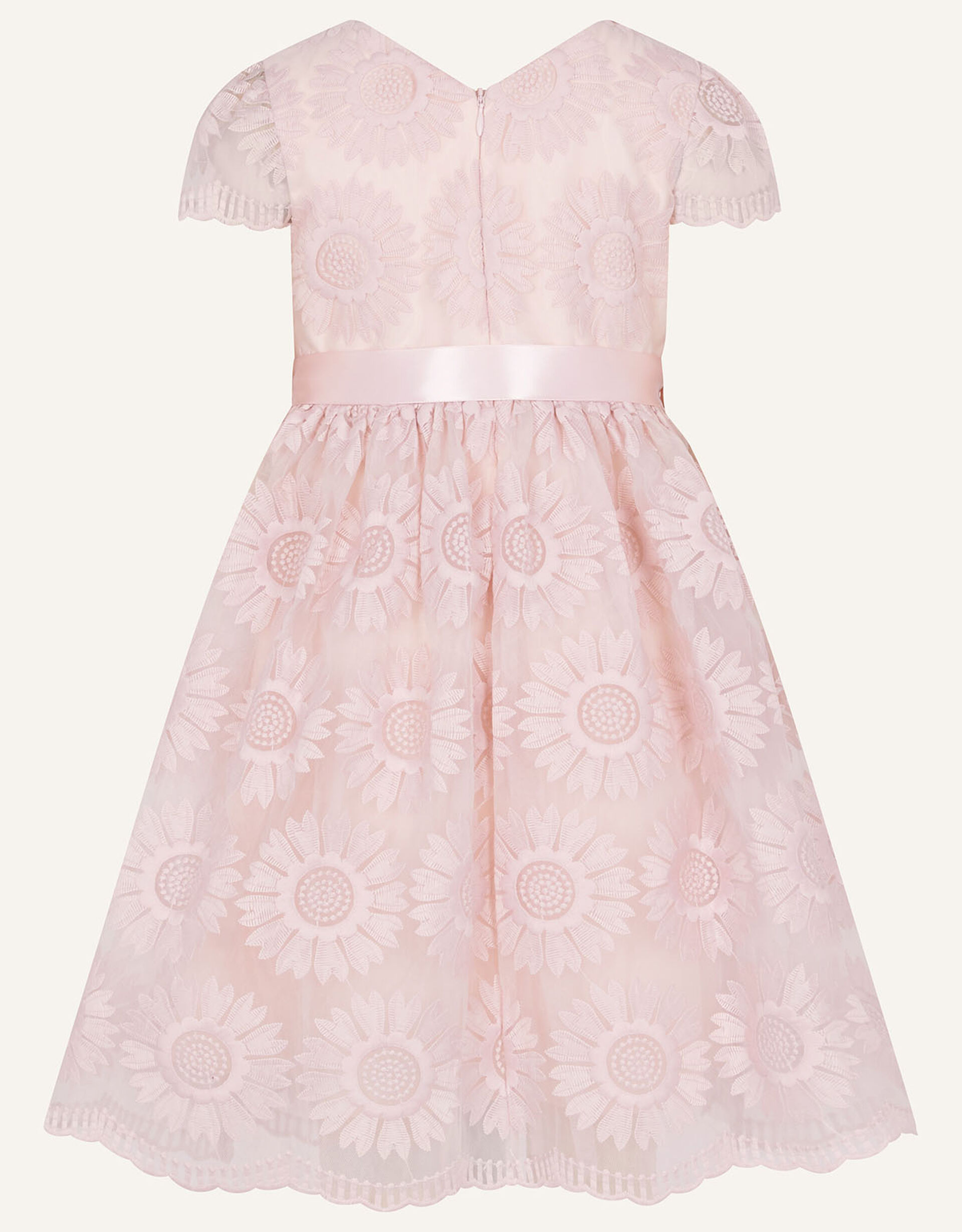 ERF-D48EQ015E36 PINK EMBROIDERED DRESS main image 0