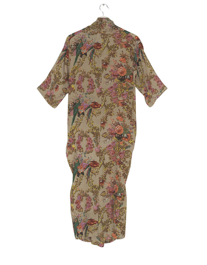 One Hundred Stars Antique Chintz Print Dress, Multi (MULTI), large