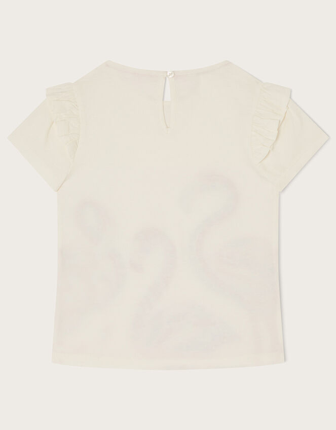 Flamingo T-Shirt WWF-UK Collaboration, Ivory (IVORY), large